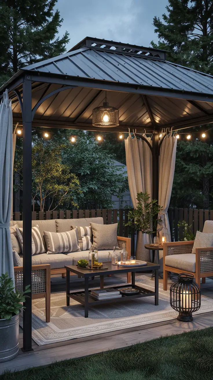 34 Gazebo Decorating Ideas 2026 For Backyard, Outdoor Patio, And Party Garden Inspiration
