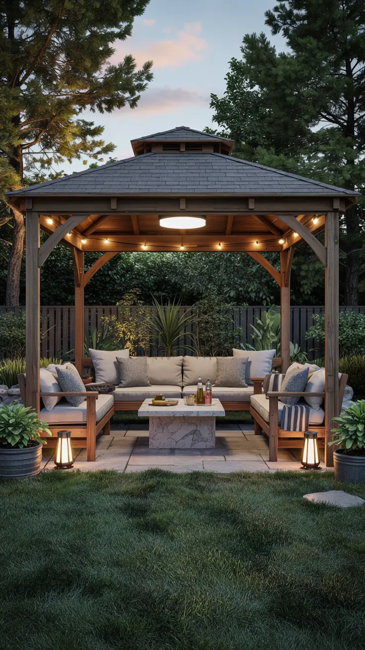 34 Gazebo Decorating Ideas 2026 For Backyard, Outdoor Patio, And Party Garden Inspiration