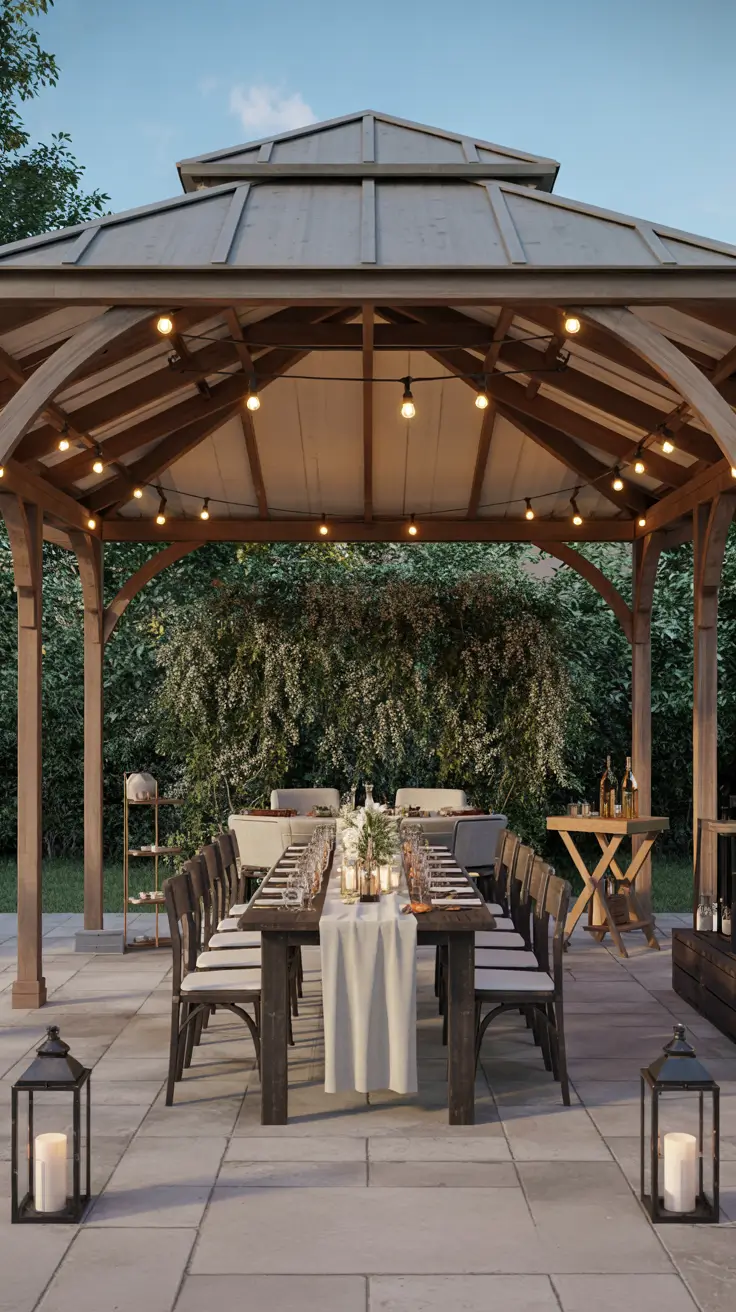 34 Gazebo Decorating Ideas 2026 For Backyard, Outdoor Patio, And Party Garden Inspiration
