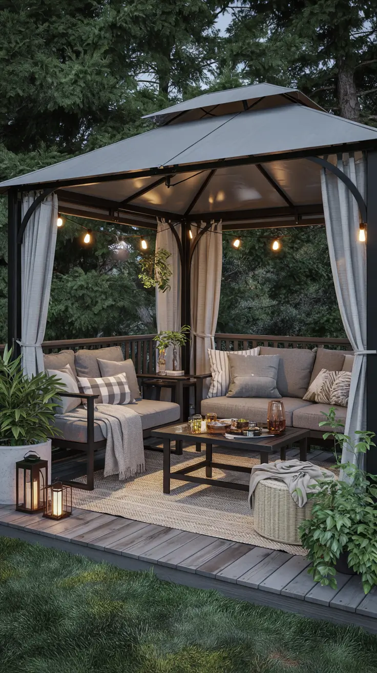 34 Gazebo Decorating Ideas 2026 For Backyard, Outdoor Patio, And Party Garden Inspiration