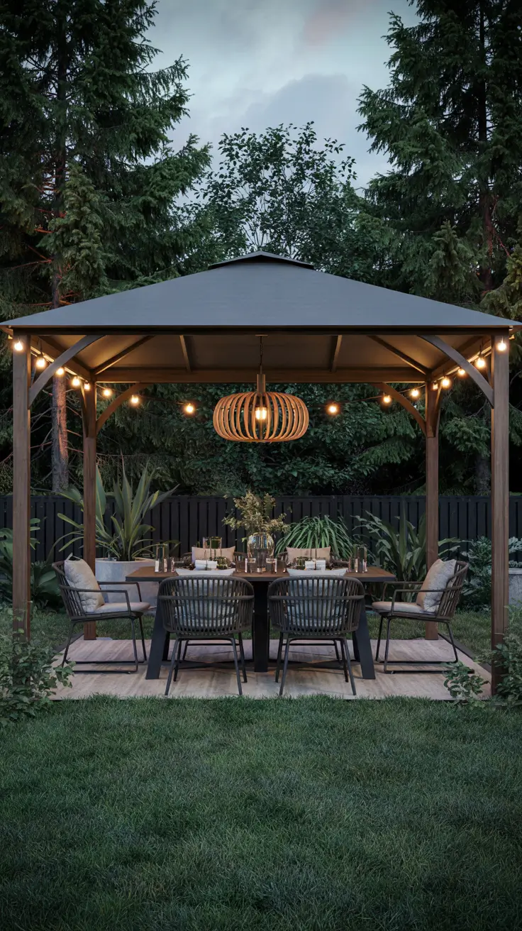 37 Gazebo Lighting Ideas 2026 For Backyard, Patio, Garden And Modern Gazebos
