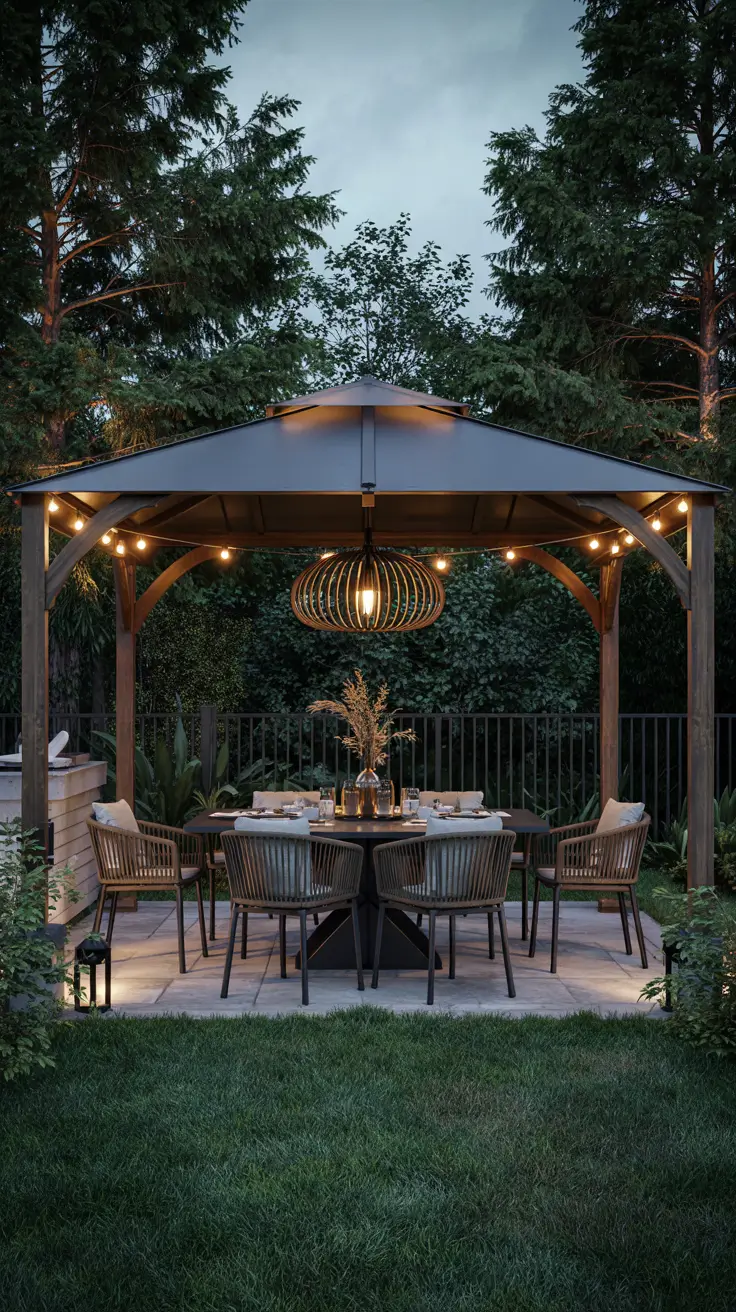 37 Gazebo Lighting Ideas 2026 For Backyard, Patio, Garden And Modern Gazebos