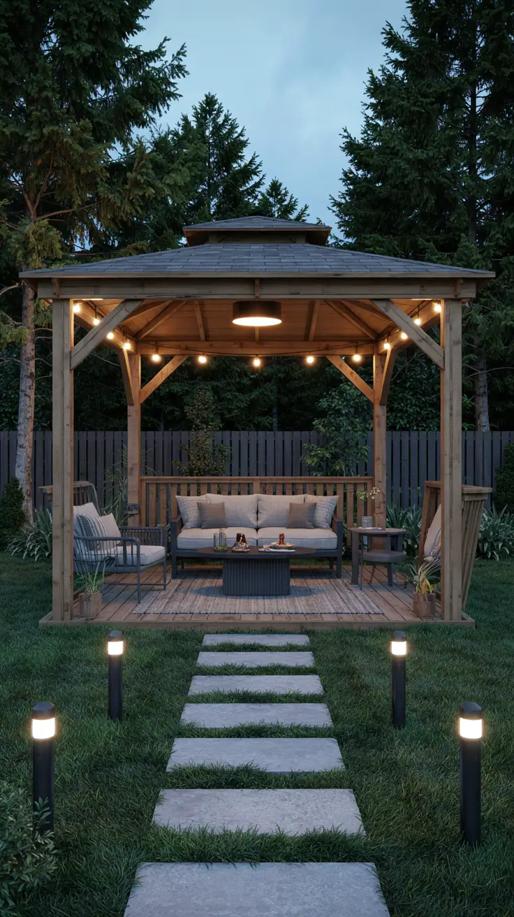 37 Gazebo Lighting Ideas 2026 For Backyard, Patio, Garden And Modern Gazebos