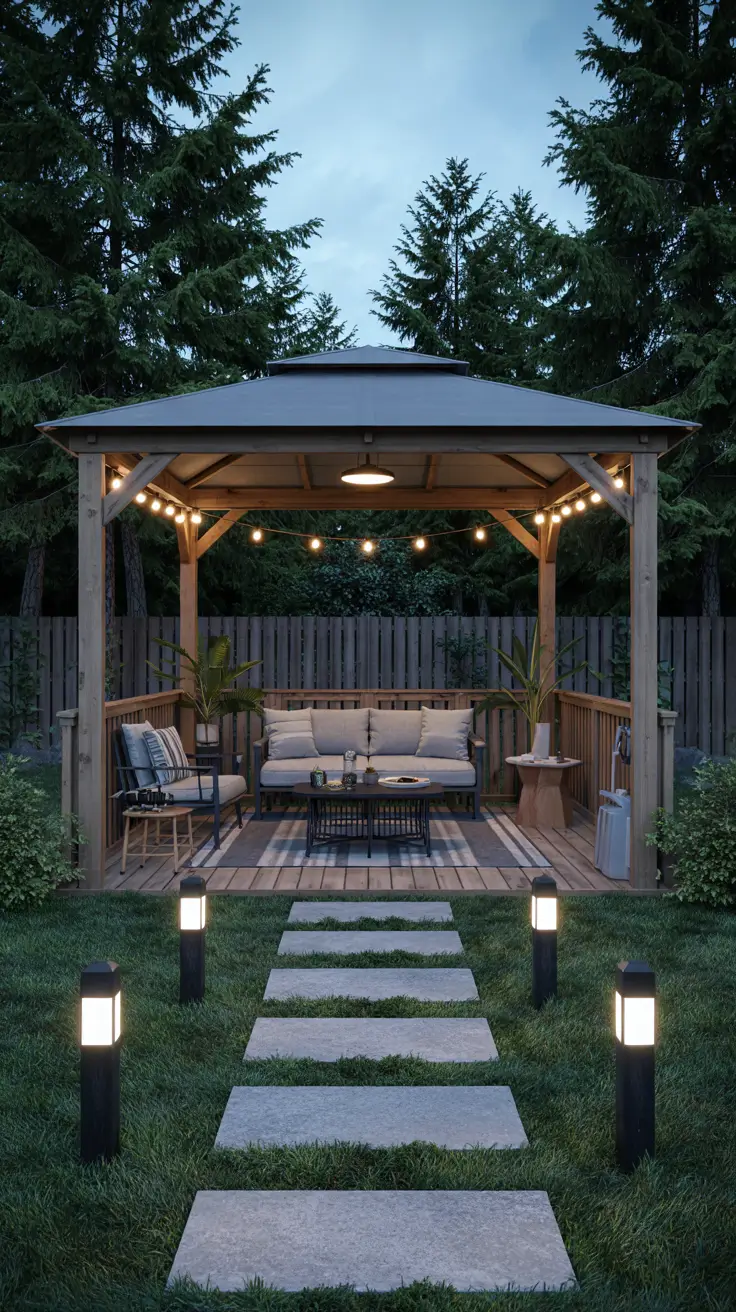 37 Gazebo Lighting Ideas 2026 For Backyard, Patio, Garden And Modern Gazebos