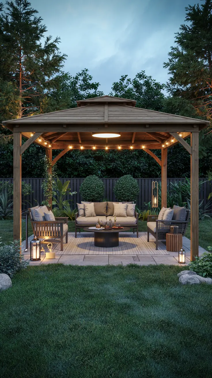 37 Gazebo Lighting Ideas 2026 For Backyard, Patio, Garden And Modern Gazebos