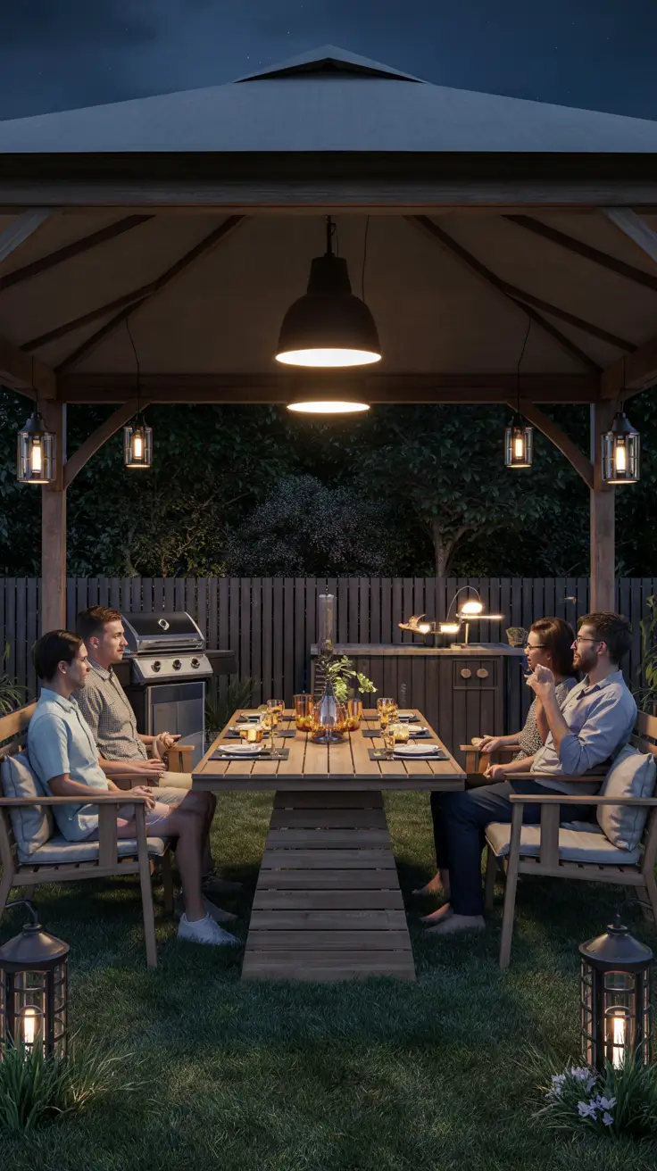 37 Gazebo Lighting Ideas 2026 For Backyard, Patio, Garden And Modern Gazebos