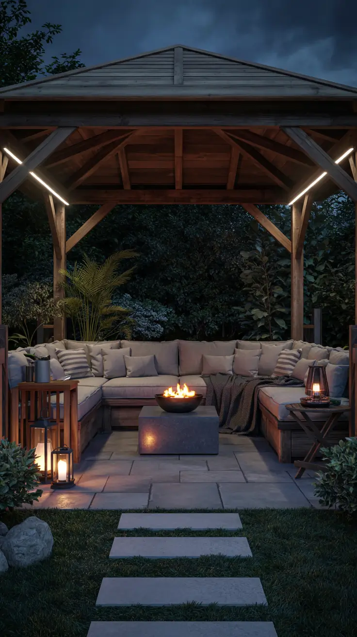 37 Gazebo Lighting Ideas 2026 For Backyard, Patio, Garden And Modern Gazebos