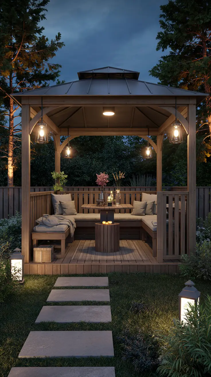 37 Gazebo Lighting Ideas 2026 For Backyard, Patio, Garden And Modern Gazebos