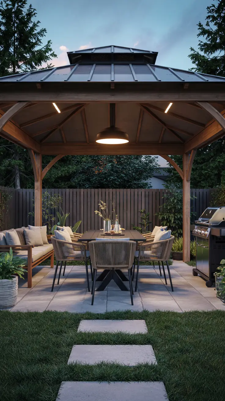 37 Gazebo Lighting Ideas 2026 For Backyard, Patio, Garden And Modern Gazebos