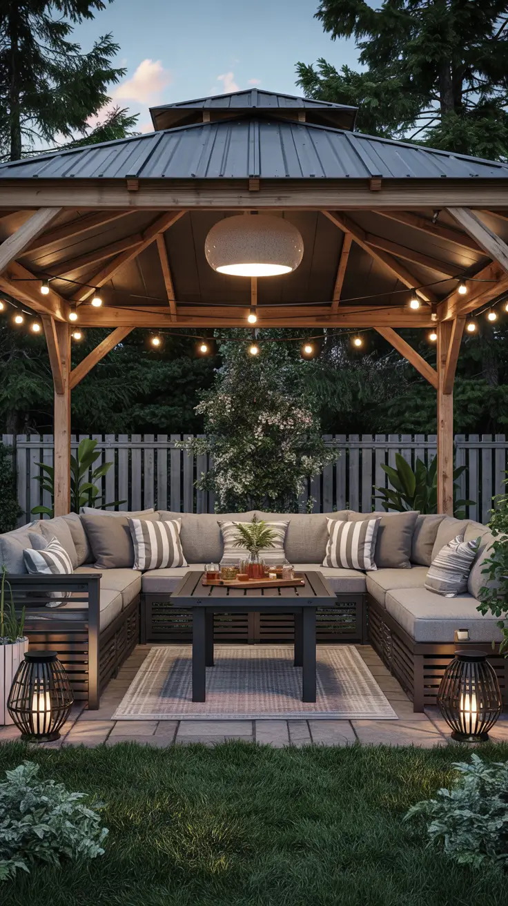 37 Gazebo Lighting Ideas 2026 For Backyard, Patio, Garden And Modern Gazebos