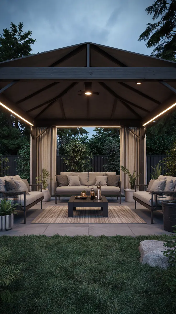 37 Gazebo Lighting Ideas 2026 For Backyard, Patio, Garden And Modern Gazebos