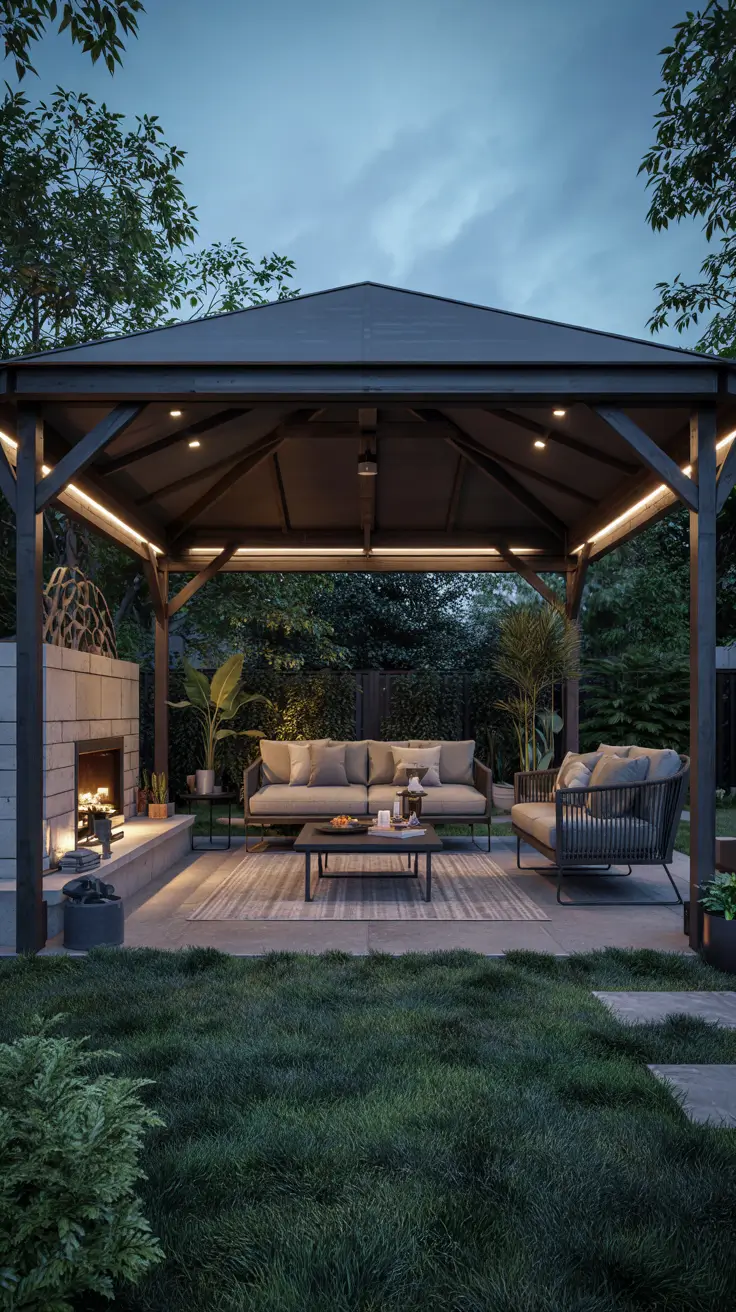 37 Gazebo Lighting Ideas 2026 For Backyard, Patio, Garden And Modern Gazebos