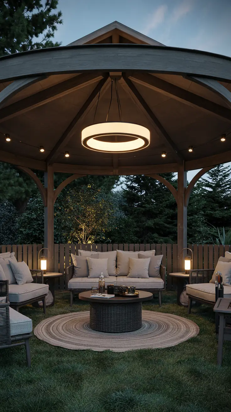 37 Gazebo Lighting Ideas 2026 For Backyard, Patio, Garden And Modern Gazebos
