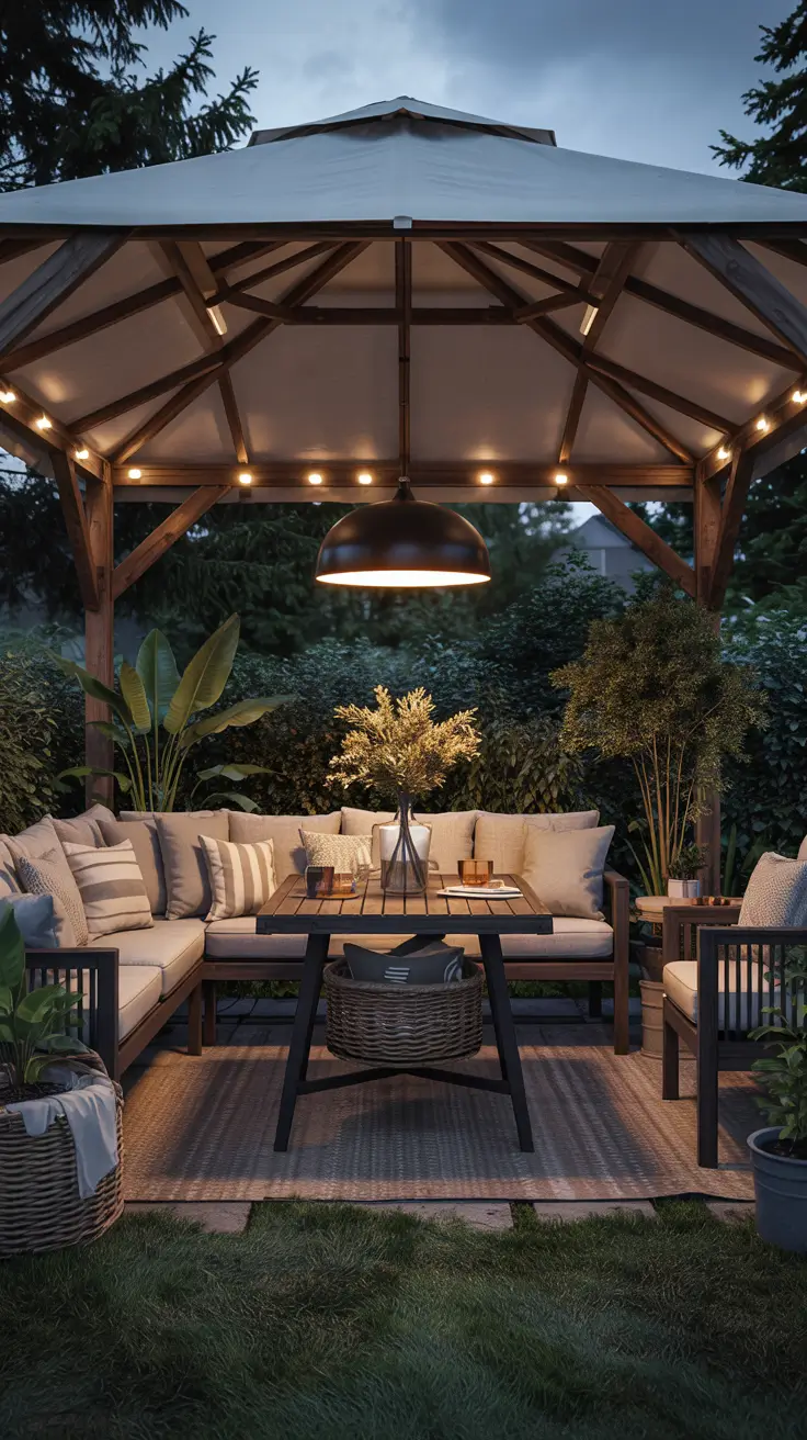 37 Gazebo Lighting Ideas 2026 For Backyard, Patio, Garden And Modern Gazebos