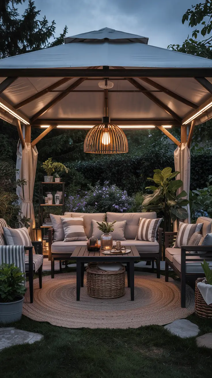 37 Gazebo Lighting Ideas 2026 For Backyard, Patio, Garden And Modern Gazebos