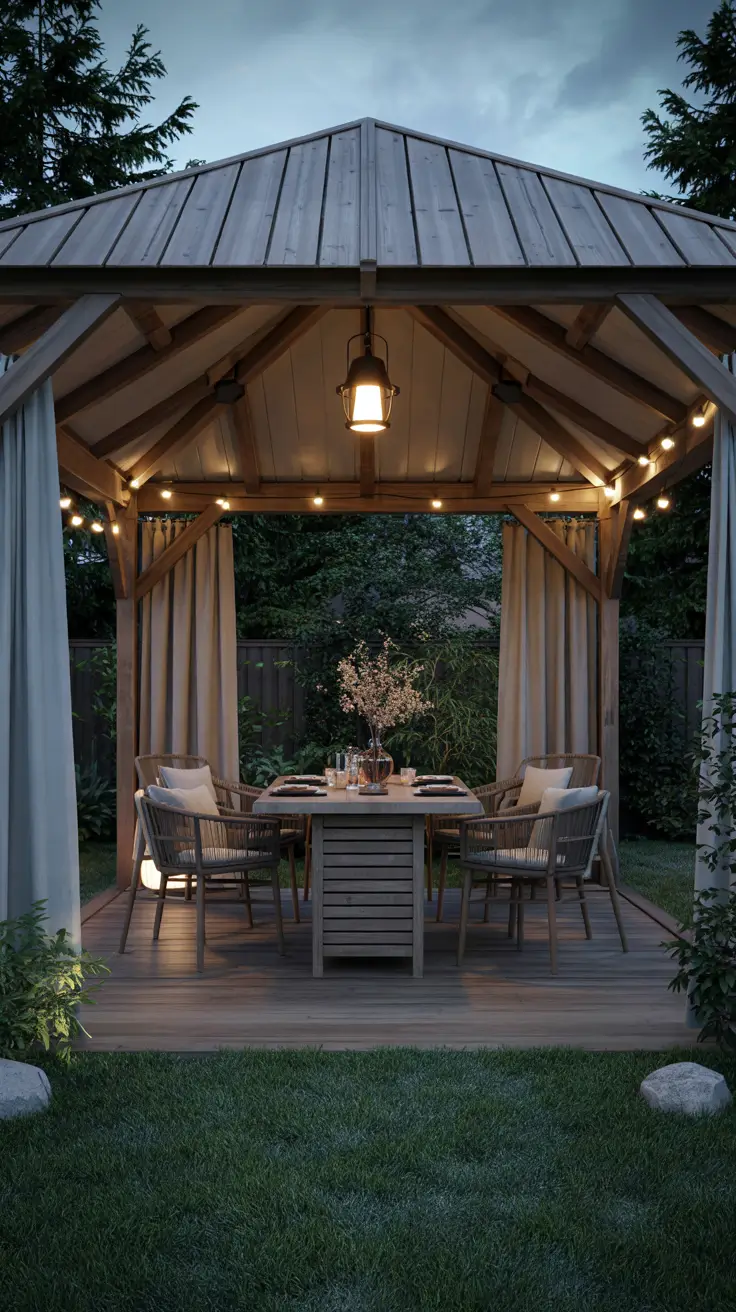 37 Gazebo Lighting Ideas 2026 For Backyard, Patio, Garden And Modern Gazebos
