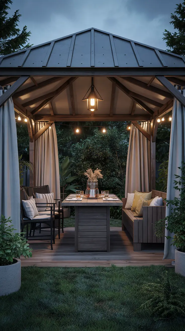 37 Gazebo Lighting Ideas 2026 For Backyard, Patio, Garden And Modern Gazebos