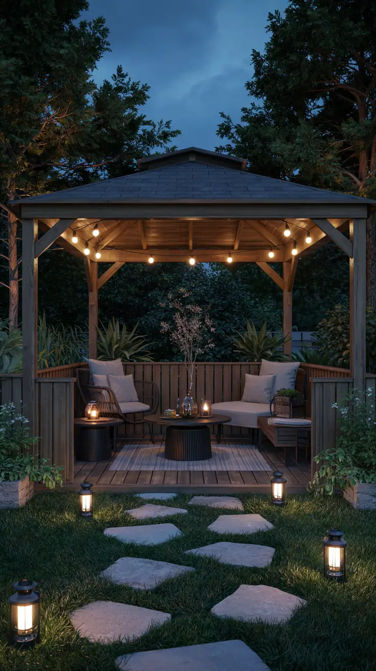 37 Gazebo Lighting Ideas 2026 For Backyard, Patio, Garden And Modern Gazebos