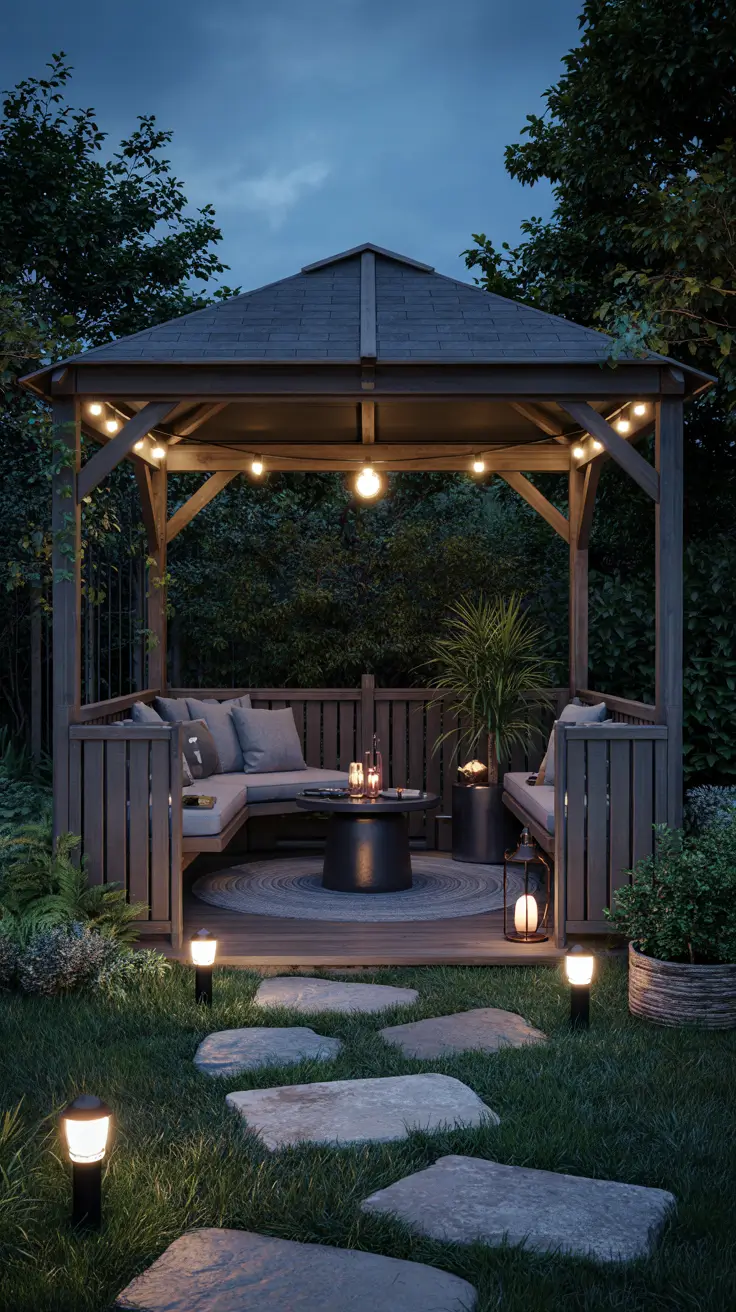 37 Gazebo Lighting Ideas 2026 For Backyard, Patio, Garden And Modern Gazebos