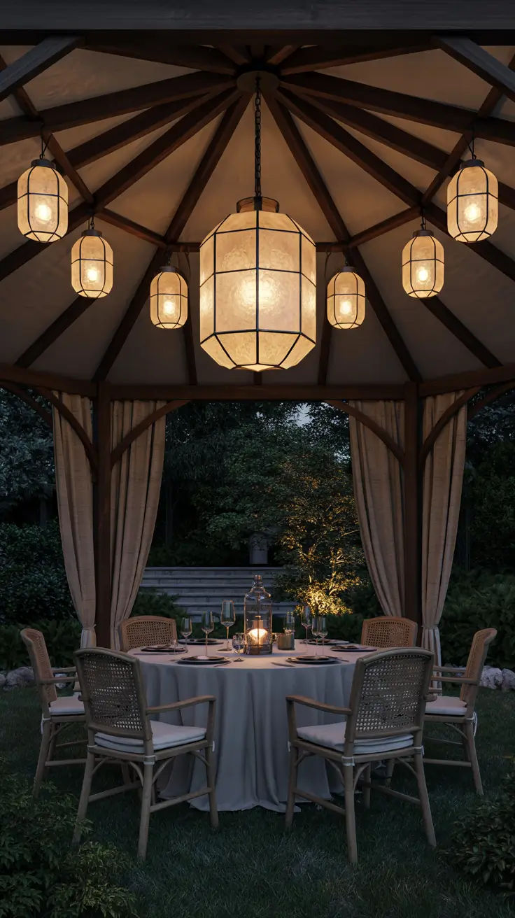 37 Gazebo Lighting Ideas 2026 For Backyard, Patio, Garden And Modern Gazebos
