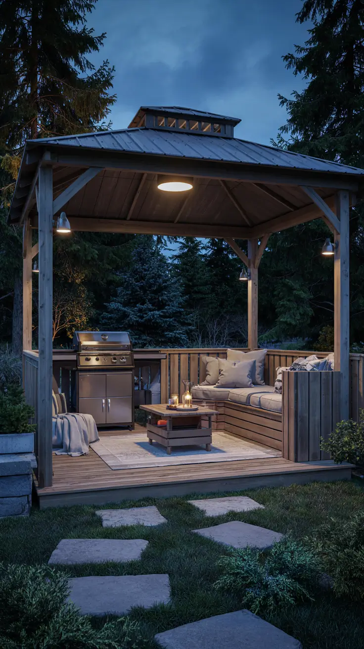 37 Gazebo Lighting Ideas 2026 For Backyard, Patio, Garden And Modern Gazebos