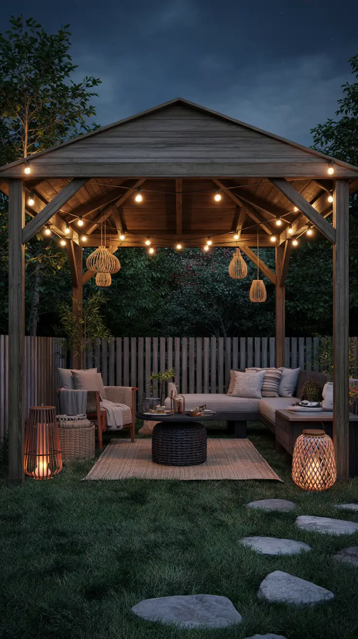 37 Gazebo Lighting Ideas 2026 For Backyard, Patio, Garden And Modern Gazebos