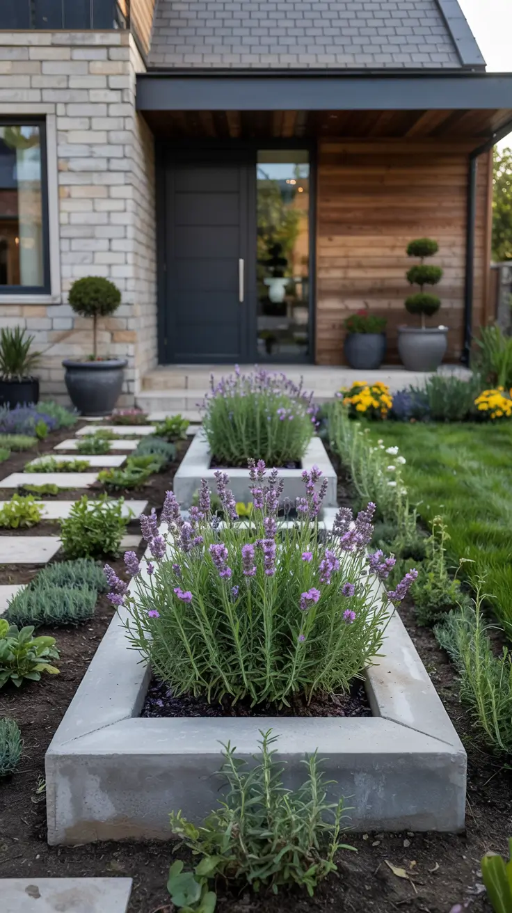 21 Lavender Garden Ideas 2026 For Front Yards, Flower Beds And Modern Landscaping