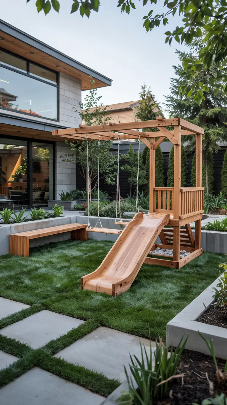 20 Modern Swing Set Ideas 2026 - Stylish Outdoor Designs For Backyards