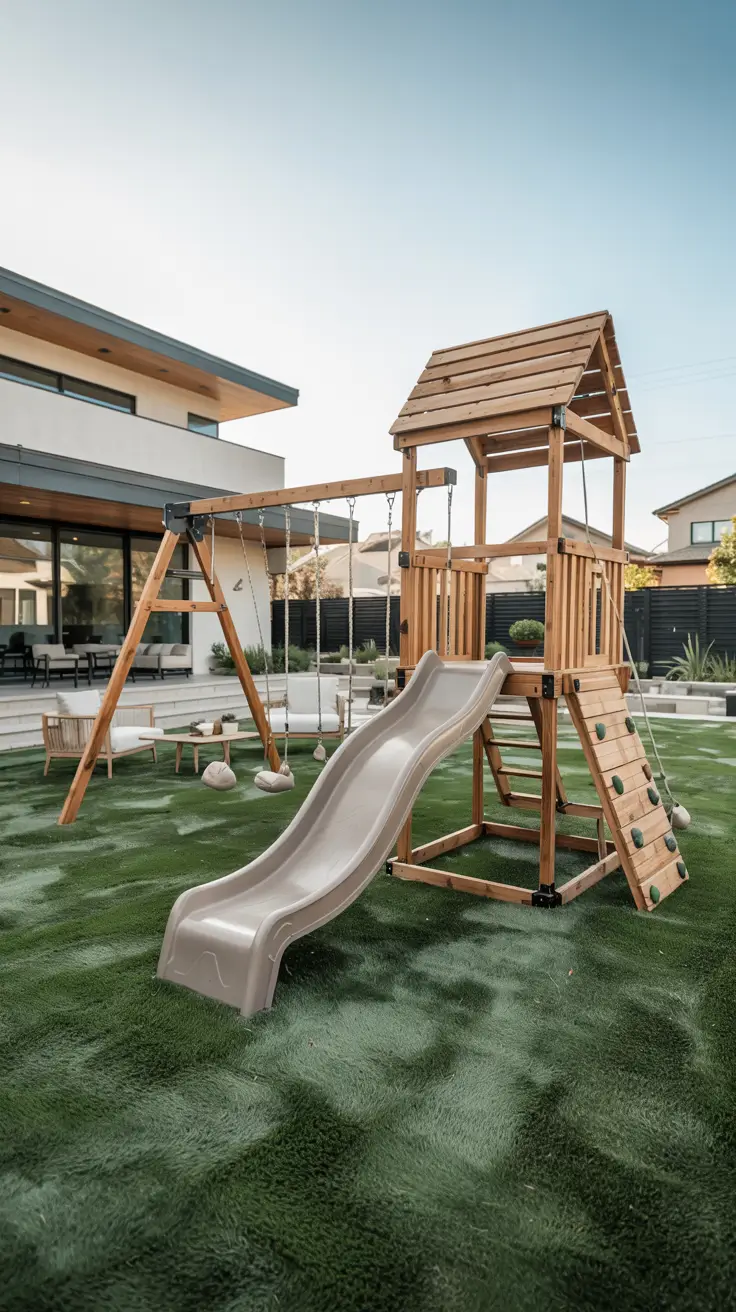 20 Modern Swing Set Ideas 2026 - Stylish Outdoor Designs For Backyards