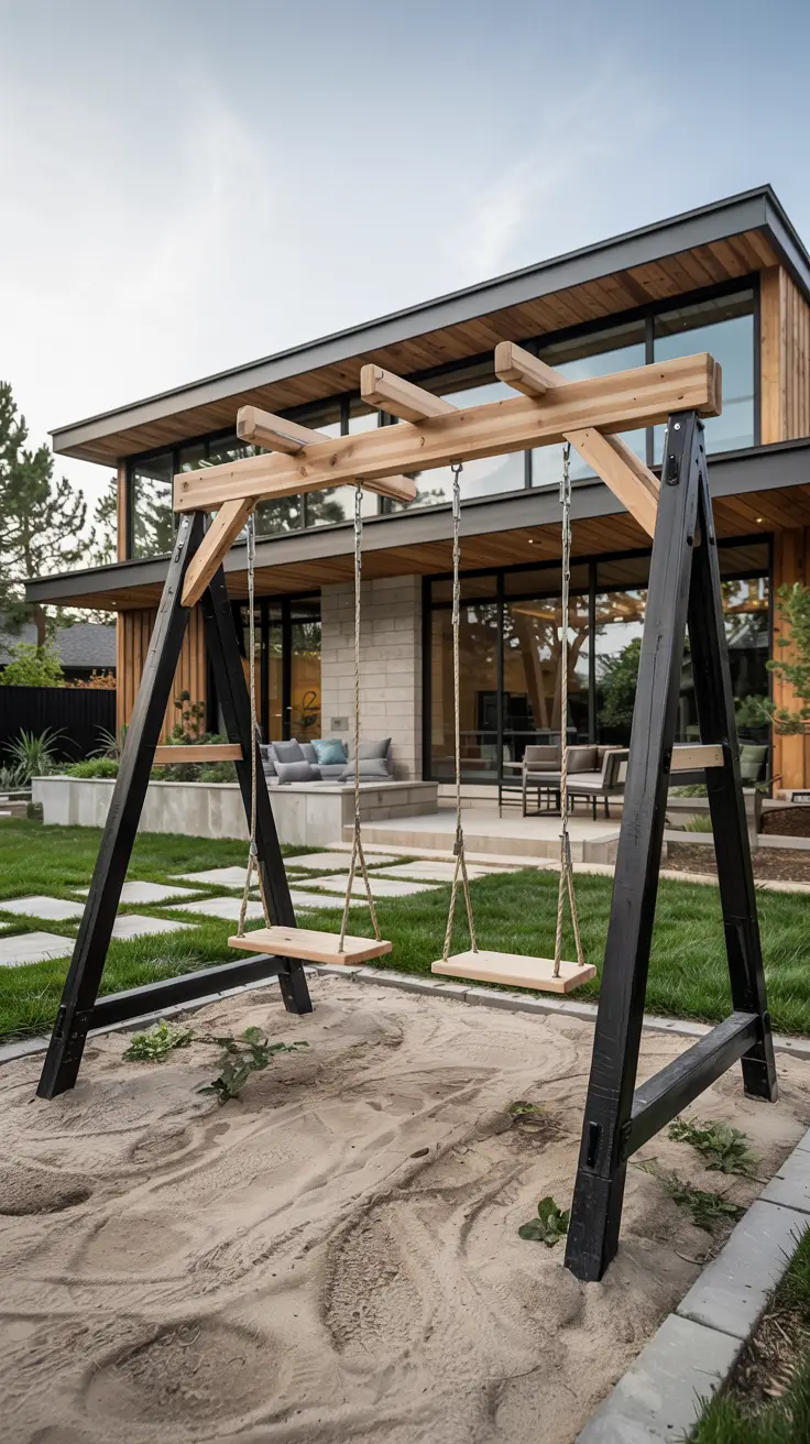 20 Modern Swing Set Ideas 2026 - Stylish Outdoor Designs For Backyards