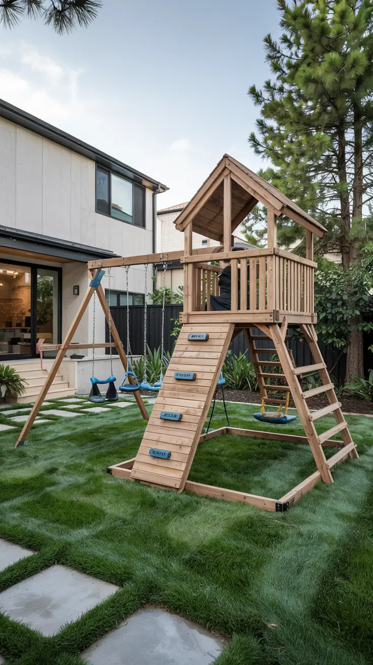 20 Modern Swing Set Ideas 2026 - Stylish Outdoor Designs For Backyards