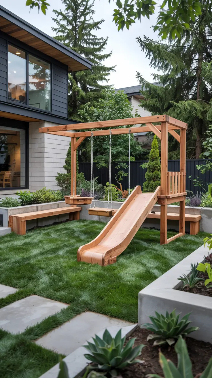 20 Modern Swing Set Ideas 2026 - Stylish Outdoor Designs For Backyards