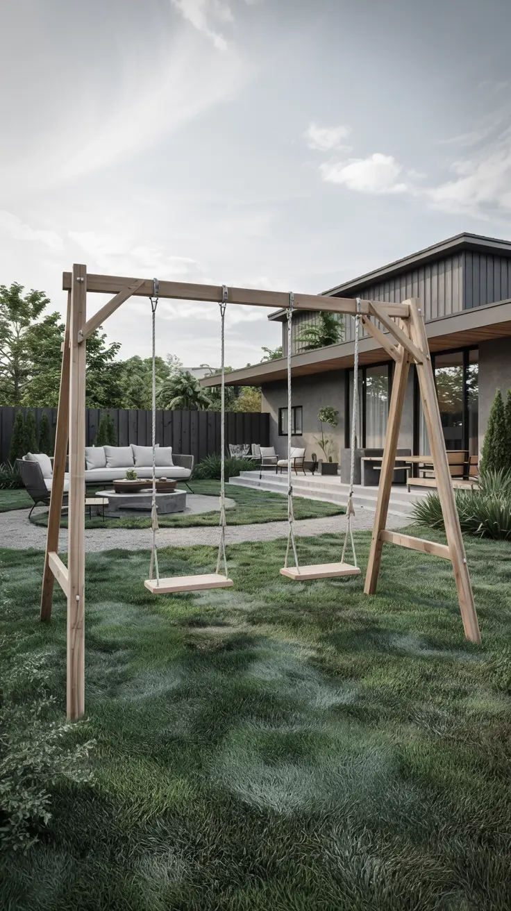 20 Modern Swing Set Ideas 2026 - Stylish Outdoor Designs For Backyards