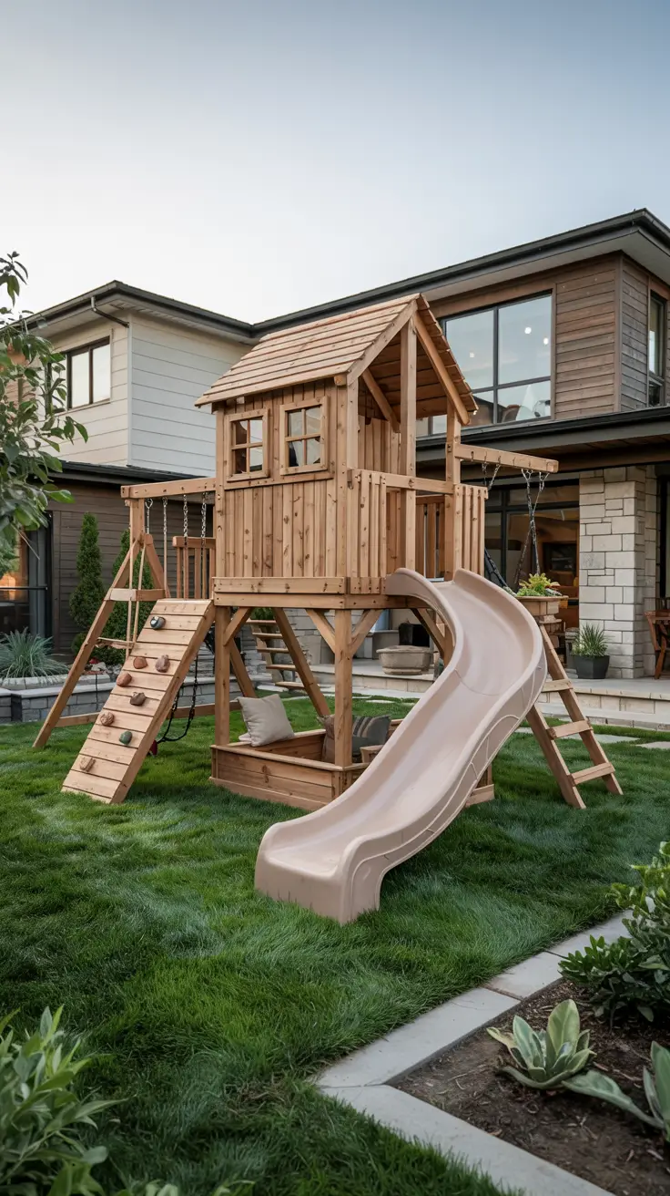 20 Modern Swing Set Ideas 2026 - Stylish Outdoor Designs For Backyards