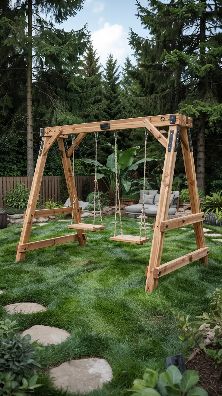 20 Modern Swing Set Ideas 2026 - Stylish Outdoor Designs For Backyards