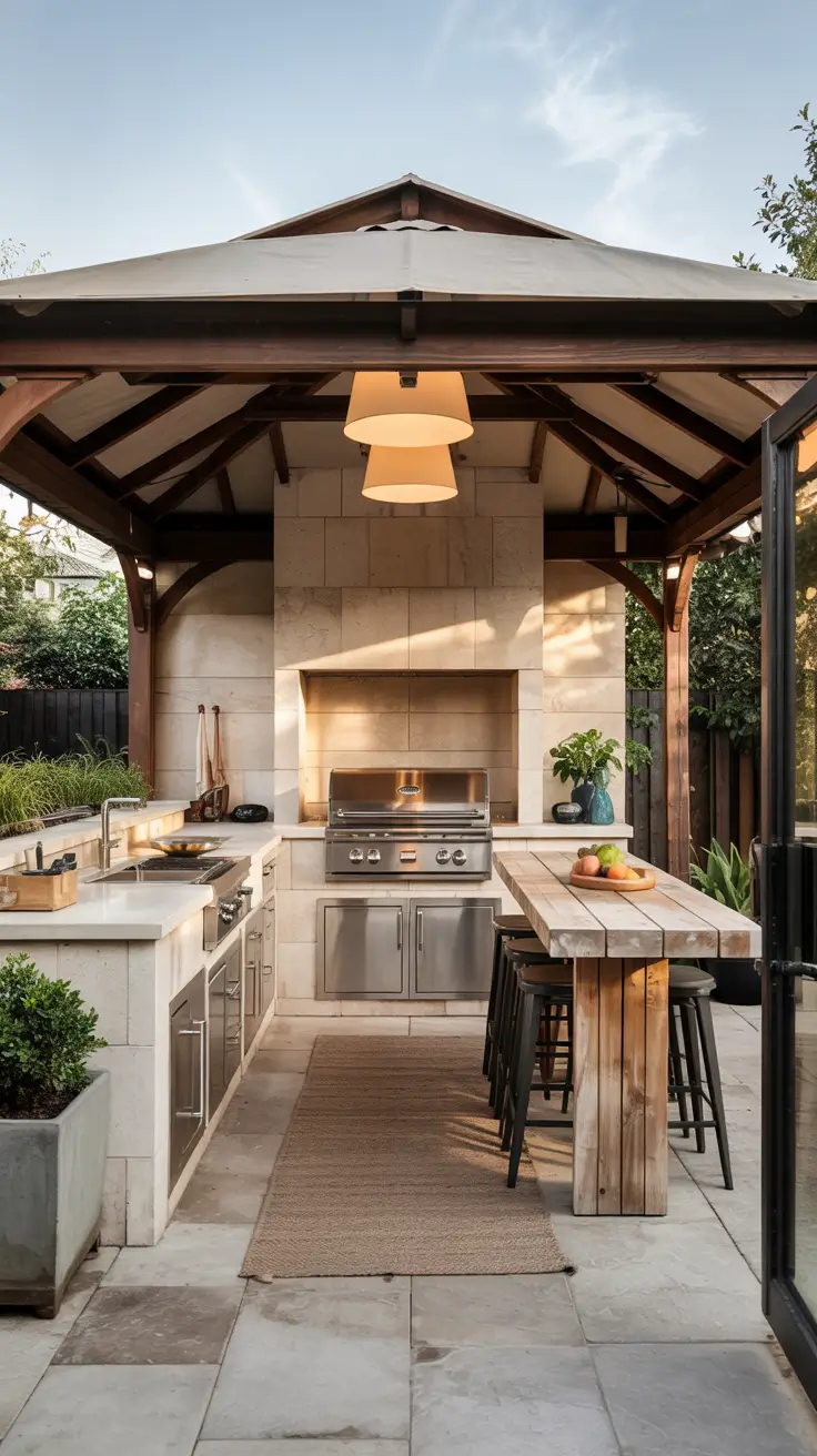 16 Outdoor Kitchen With A Gazebo 2026 Ideas For Backyard Covered Patios