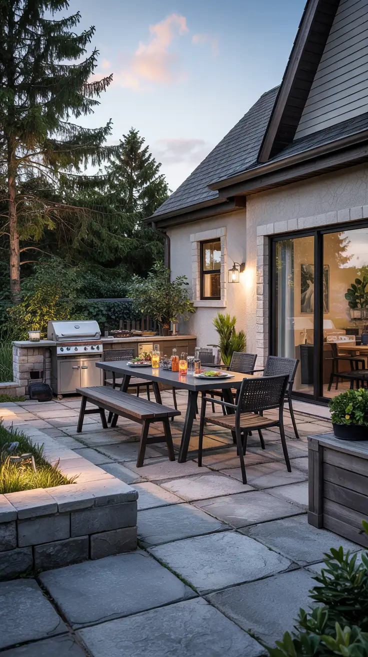 30 Patio BBQ Area 2026 – Outdoor Kitchen Design Ideas for Backyard