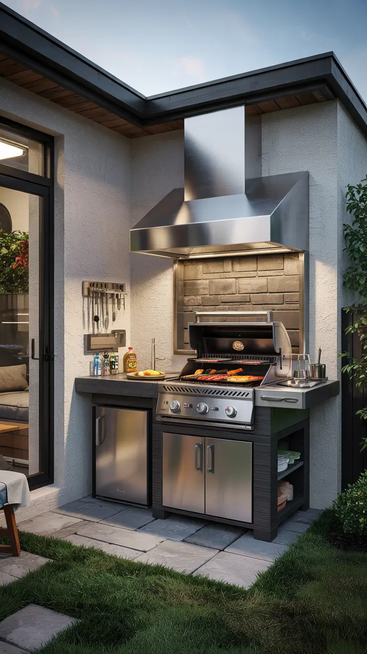 30 Patio BBQ Area 2026 – Outdoor Kitchen Design Ideas for Backyard