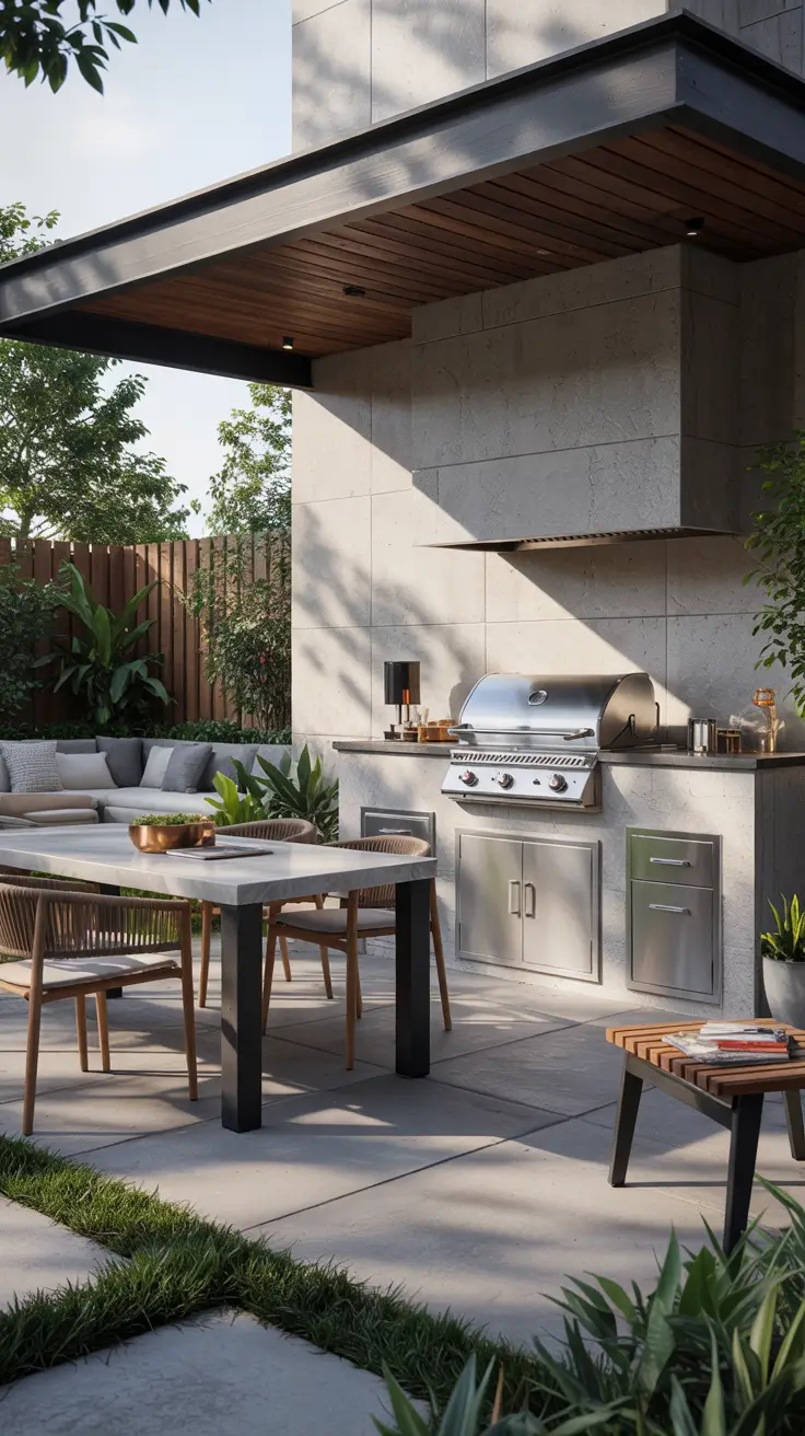 30 Patio BBQ Area 2026 – Outdoor Kitchen Design Ideas for Backyard