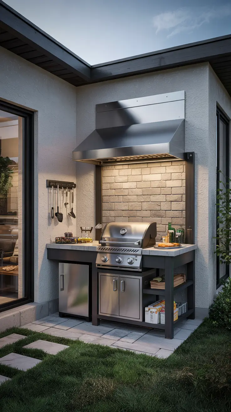 30 Patio BBQ Area 2026 – Outdoor Kitchen Design Ideas for Backyard