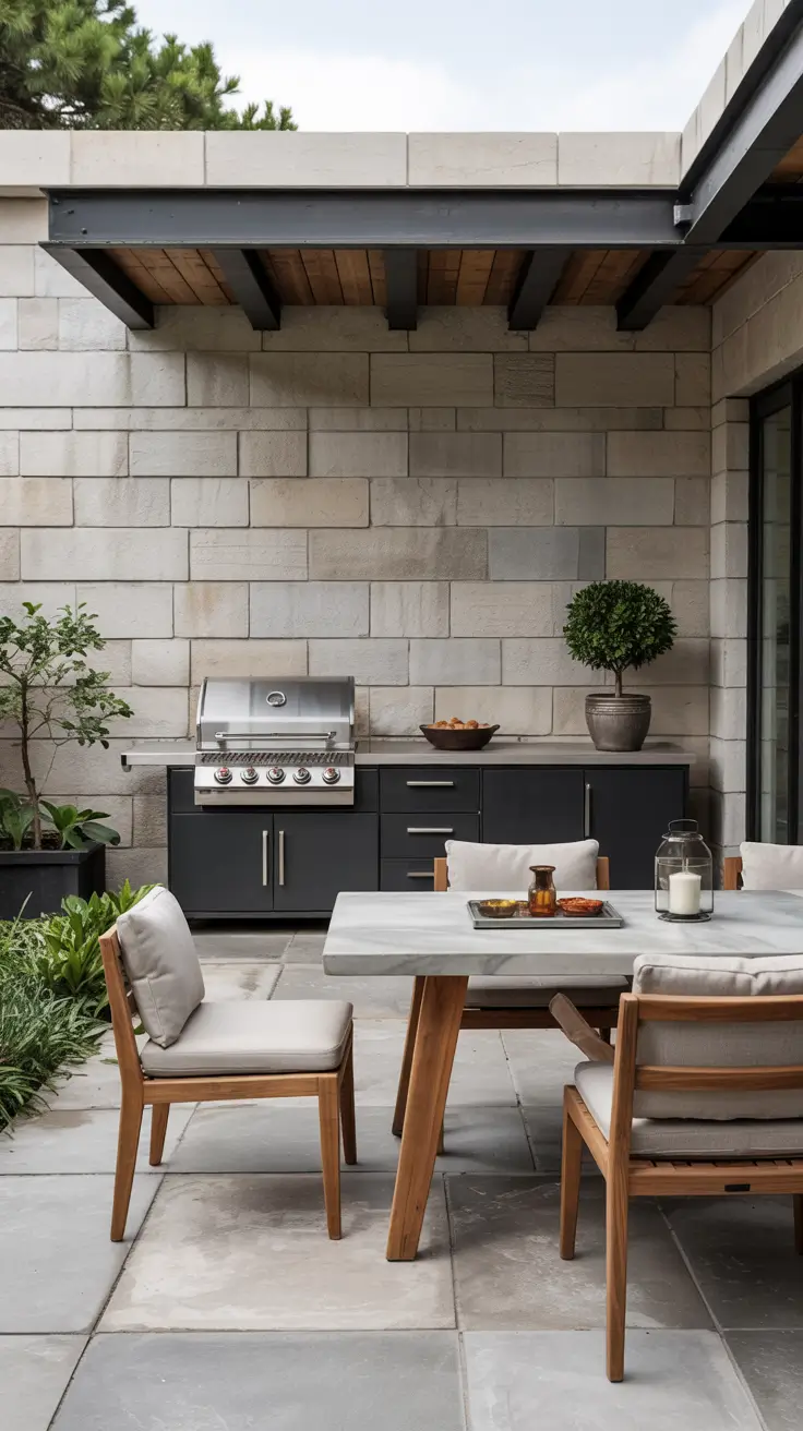30 Patio BBQ Area 2026 – Outdoor Kitchen Design Ideas for Backyard