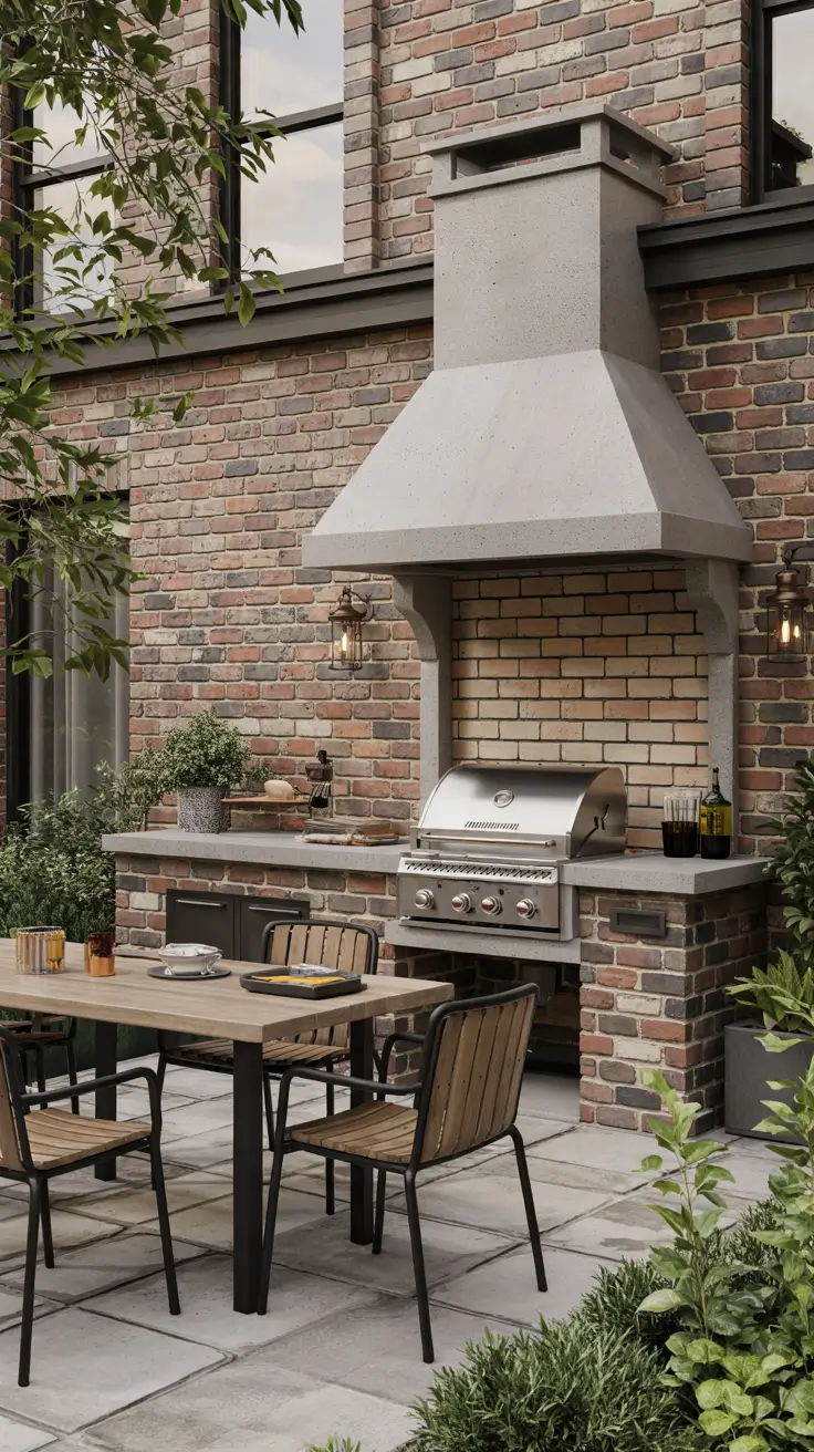 30 Patio BBQ Area 2026 – Outdoor Kitchen Design Ideas for Backyard