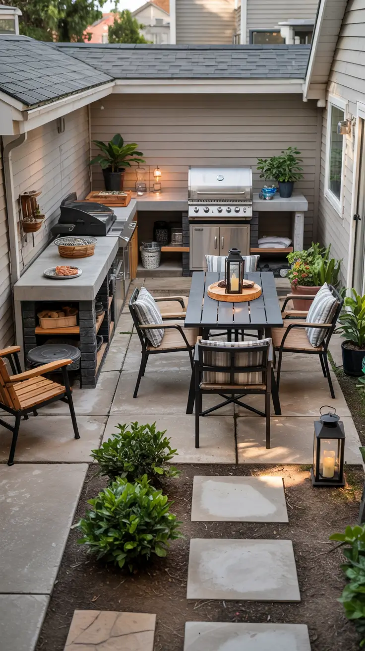 30 Patio BBQ Area 2026 – Outdoor Kitchen Design Ideas for Backyard