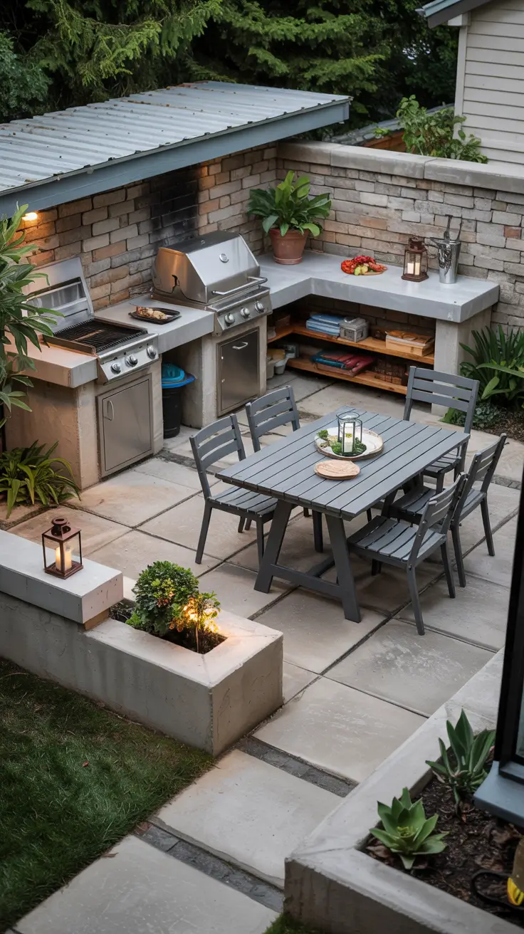 30 Patio BBQ Area 2026 – Outdoor Kitchen Design Ideas for Backyard