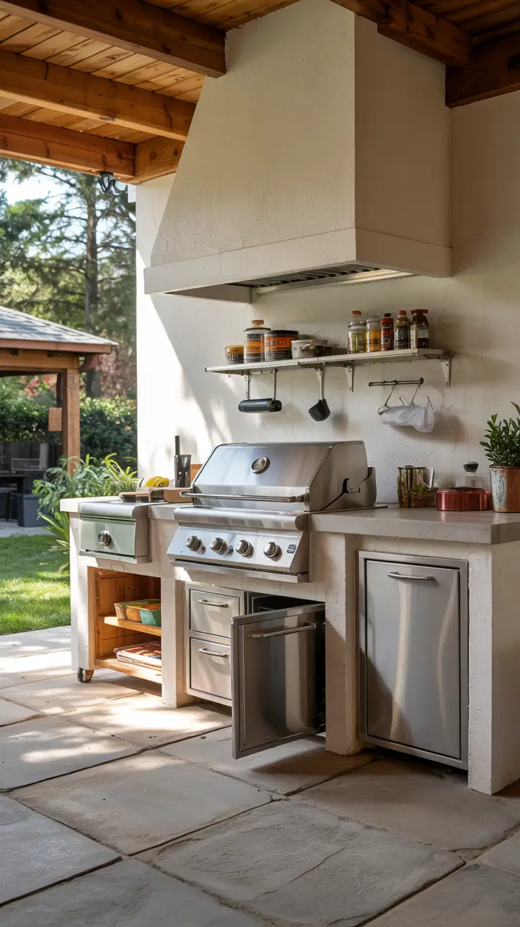30 Patio BBQ Area 2026 – Outdoor Kitchen Design Ideas for Backyard