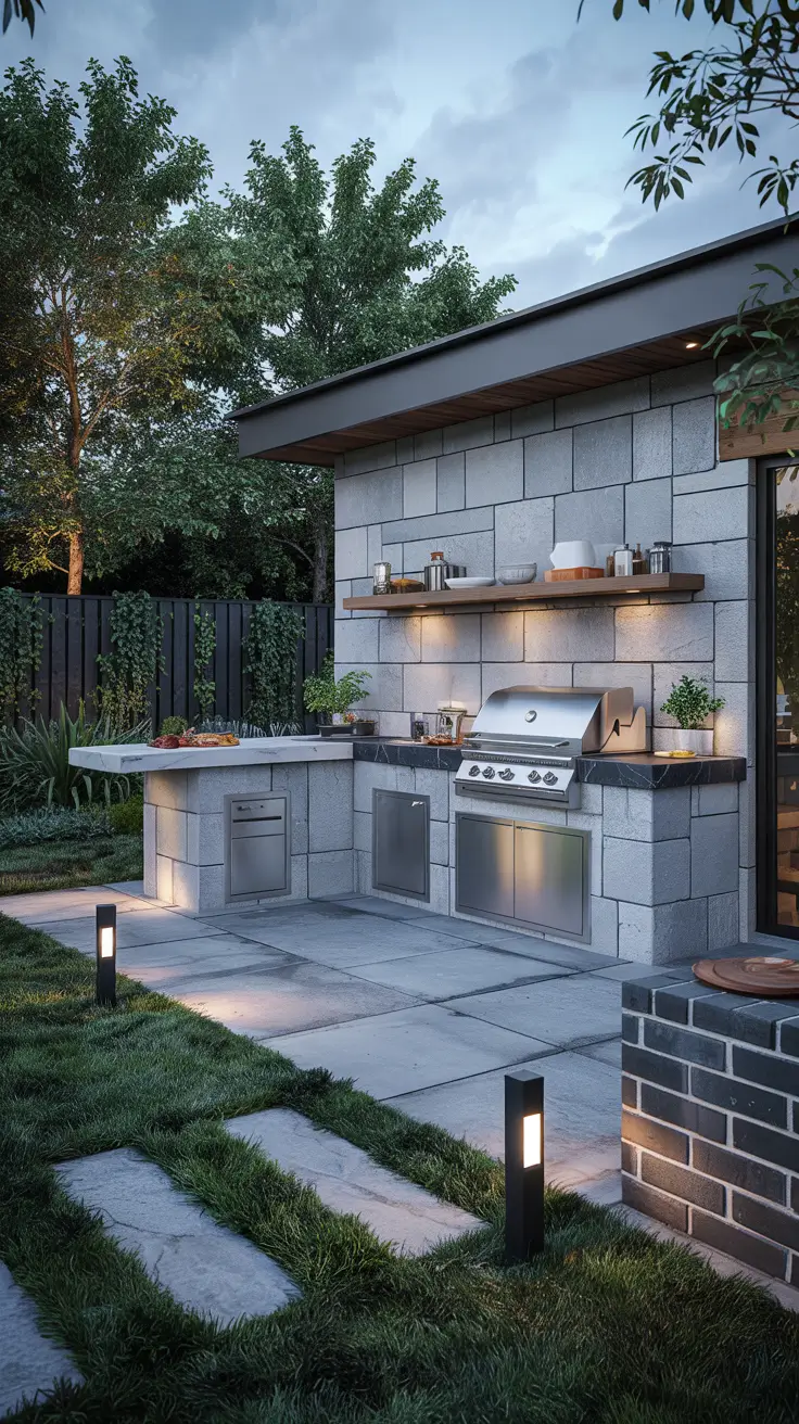 30 Patio BBQ Area 2026 – Outdoor Kitchen Design Ideas for Backyard