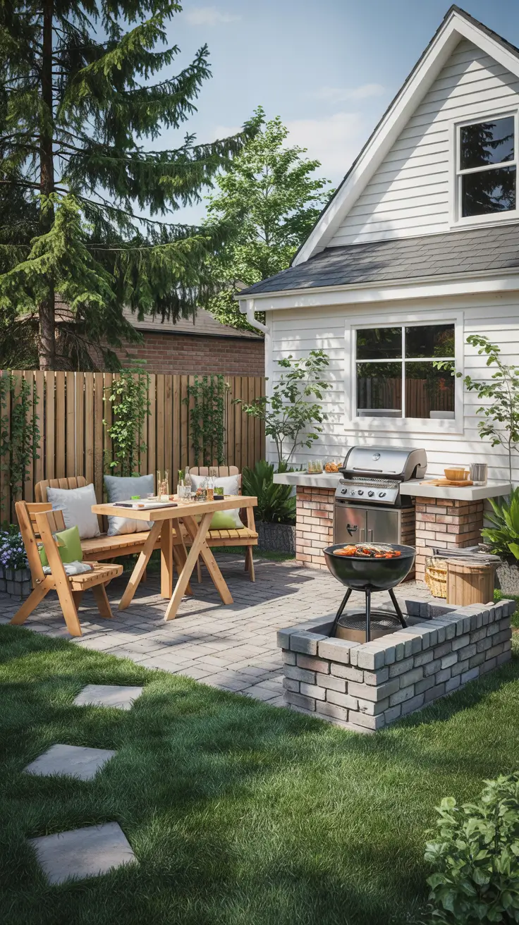 30 Patio BBQ Area 2026 – Outdoor Kitchen Design Ideas for Backyard