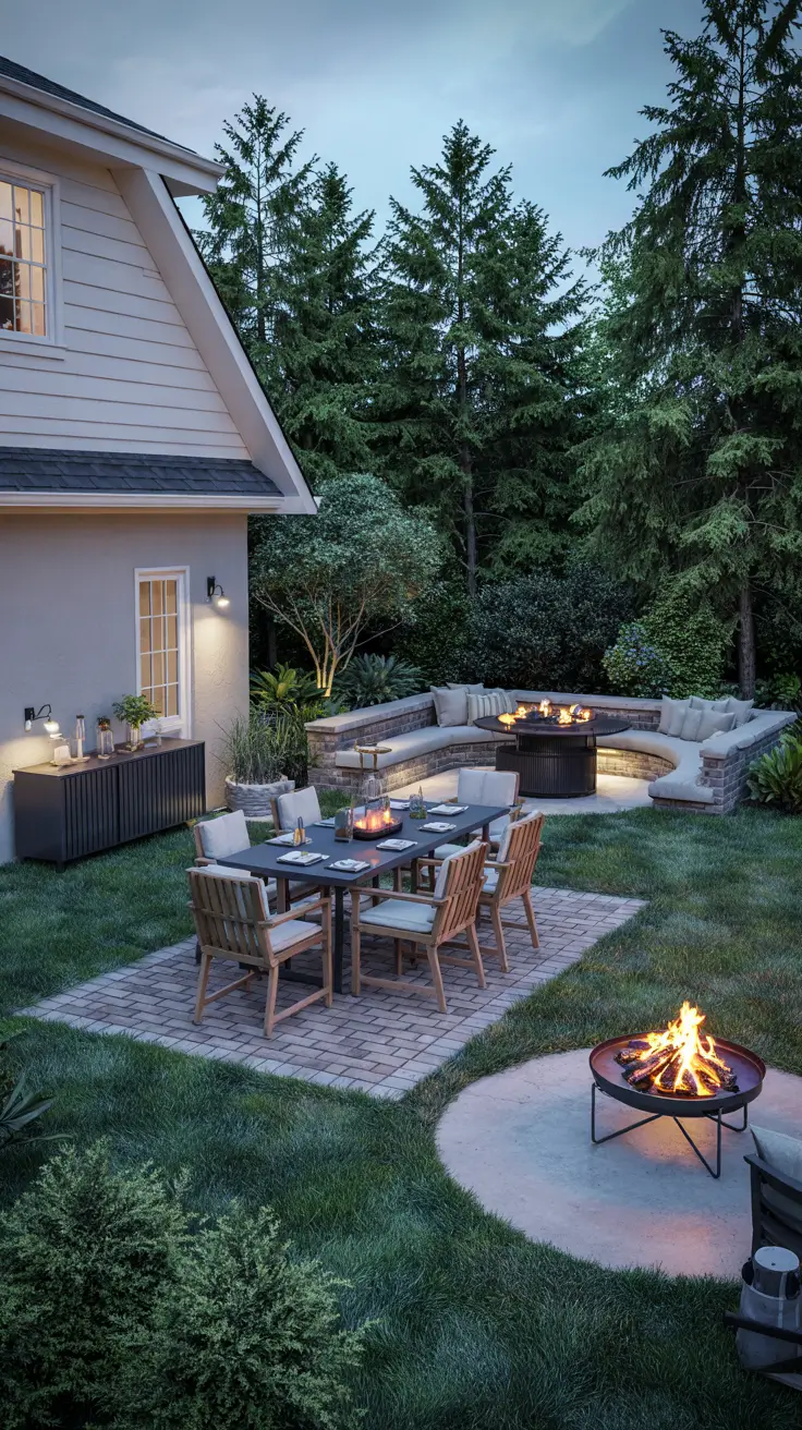 37 Patio With Fire Pit 2026 - Modern Outdoor Ideas for Stylish Backyards