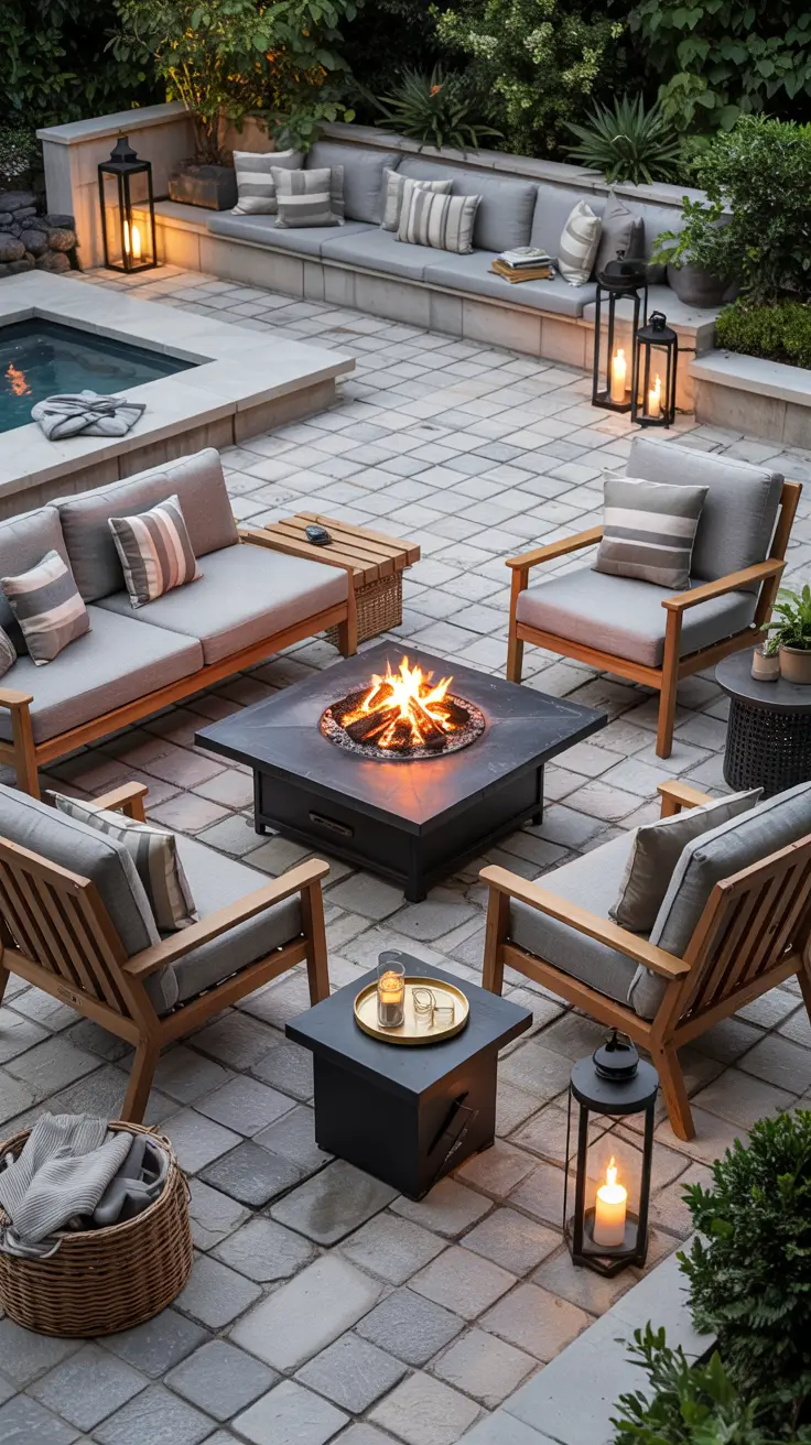 37 Patio With Fire Pit 2026 - Modern Outdoor Ideas for Stylish Backyards