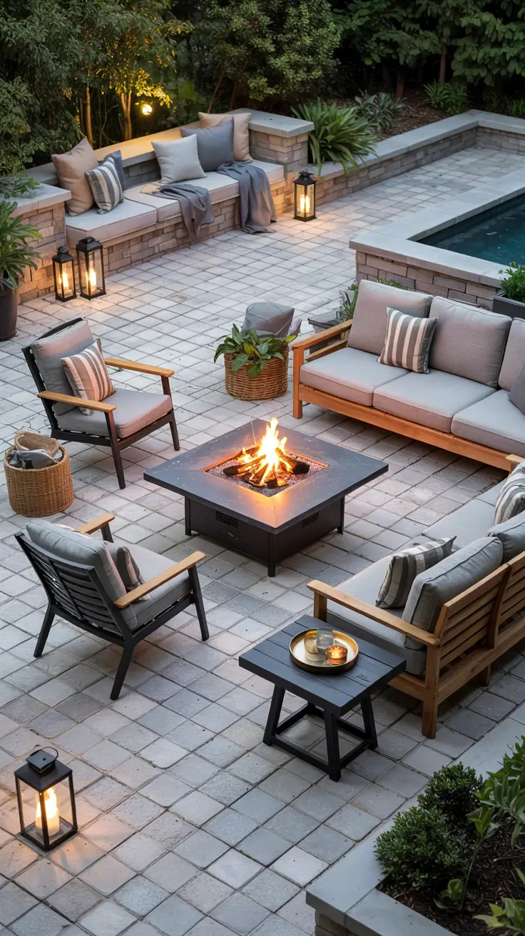 37 Patio With Fire Pit 2026 - Modern Outdoor Ideas for Stylish Backyards